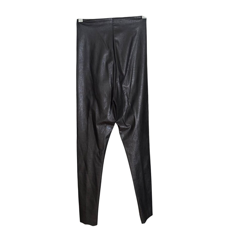 Commando Womens Faux Leather Leggings Black Size S - Picture 2 of 5